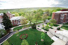 Photo of buildings on campus. Link to Gifts That Protect Your Assets